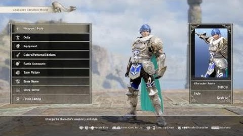 Soul Calibur 6 Custom Character - Exalted Chrom (Fire Emblem Awakening)
