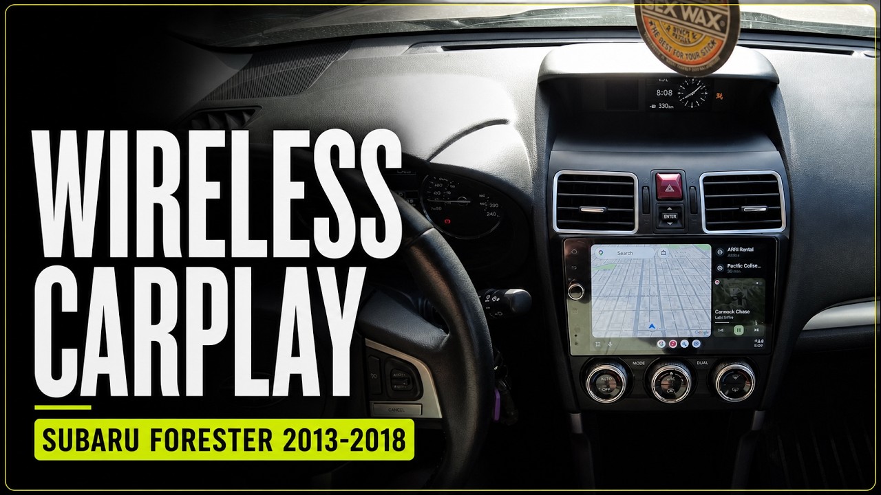 Subaru Forester 2013-2018 — Premium 9” CarPlay & Android Auto Head Unit demo