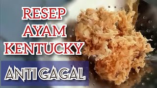 RESEP AYAM GORENG CRISPY TAHAN LAMA - TIPS AGAR KRITING