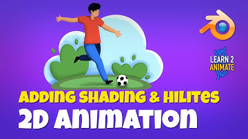 Adding Shading & Hilites to an illustration in Blender 2.9 Grease Pencil. 2D Animation
