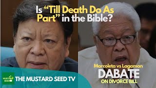Is 'Till Death Do As Part' in the  Bible ?