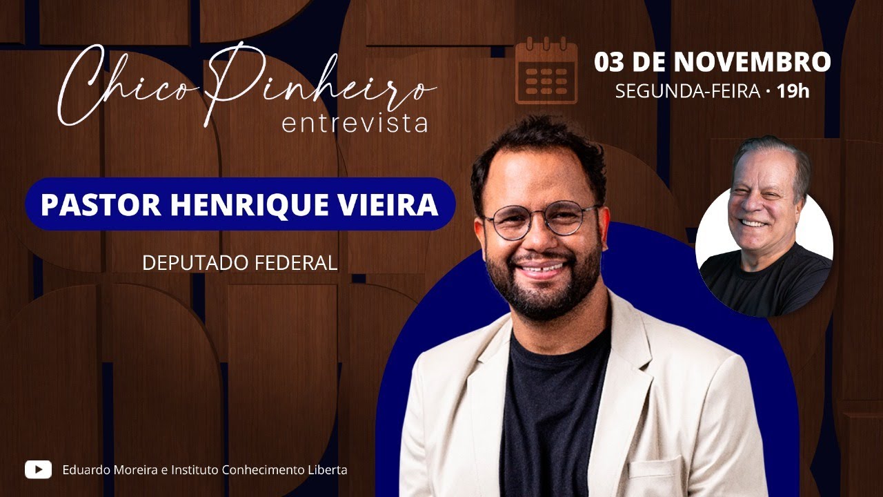 CHICO PINHEIRO ENTREVISTA - 03/11/2025 - PASTOR HENRIQUE VIEIRA