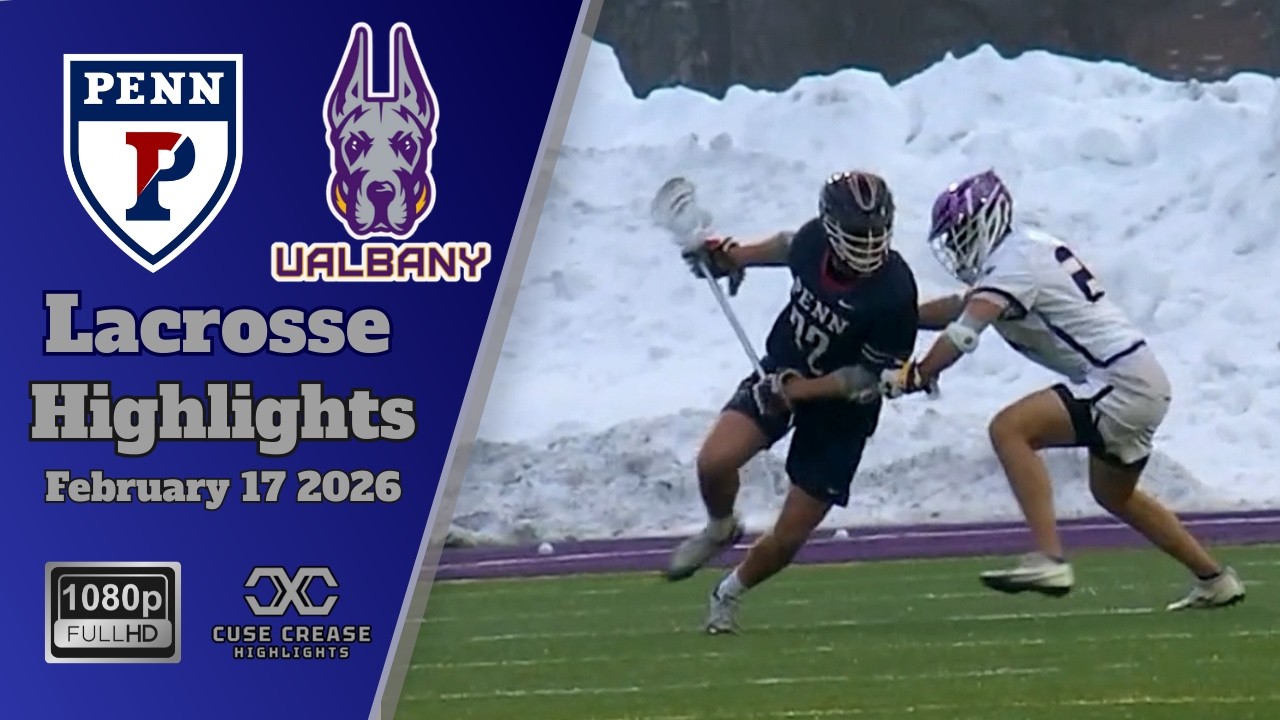 Penn vs Albany | 2026 Lacrosse Highlights