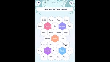 Hexa Words: Sort Associations - Levels 1-10