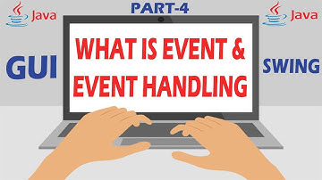 4 - Event And Event Handling in Java GUI Swing - Events Java - Window Based Apps Java - Hindi / Urdu