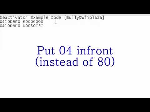 Wii Games Deactivator Tutorial