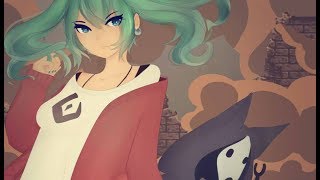 Miku Hatsune sand planet .:speedpaint:.