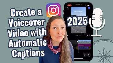 How to Create a Simple Voiceover Video with Automatic Text Captions using the Instagram App 2025 🎥💙