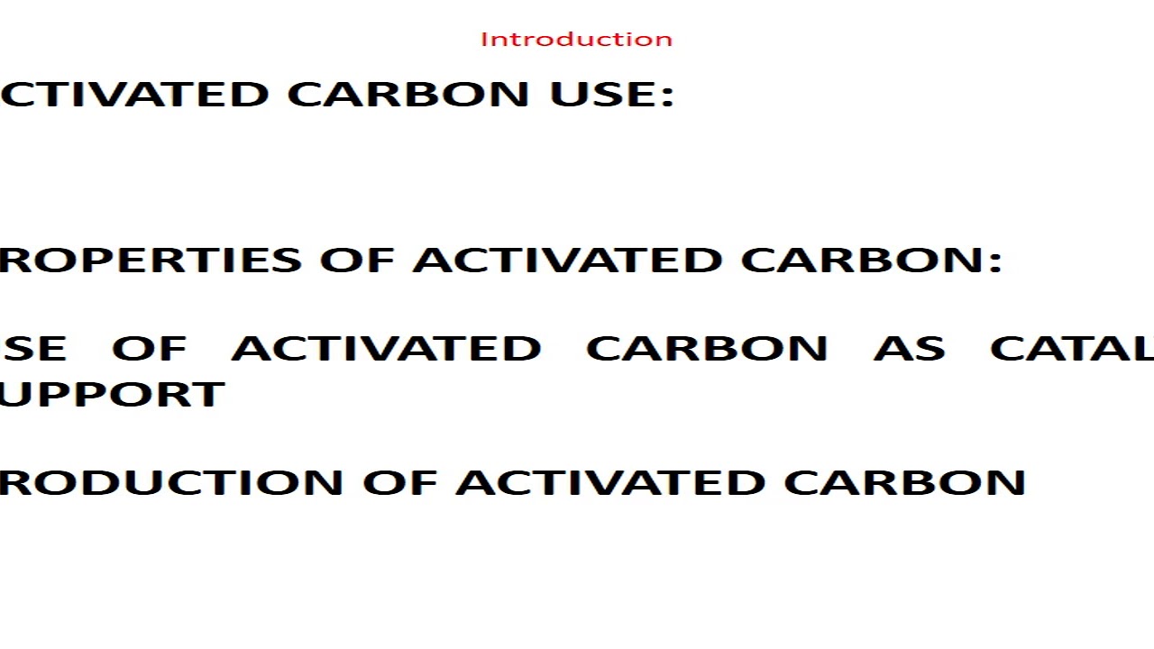 H7 Production of Activated Carbon From Almond Shell for Use as a
