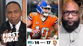 Full FIRST TAKE | Bo Nix is hot Garbage! - Stephen A. Smith slams Broncos QB despite OT win vs. Seahawks Update