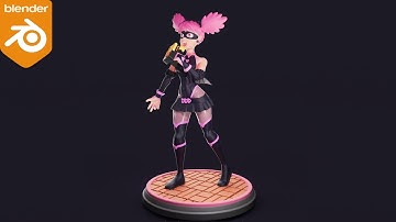 Speed Sculpting POP☆STEP – MHA Vigilantes (Blender)