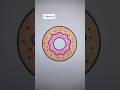 Donut Coloring Video #asmr #satisfying #relaxingvideo #coloring #stressrelief