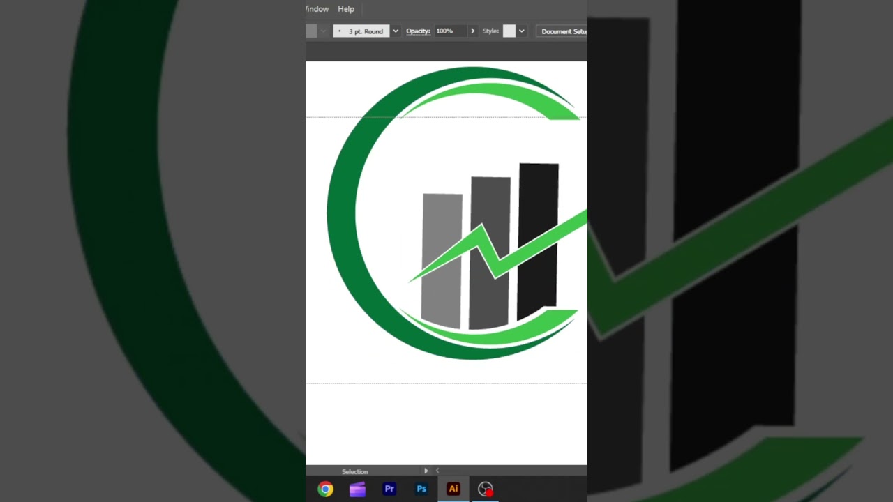 Business Trade Company Logo Icon Design || In Adobe Adobeillustrator Logo Design #graphics