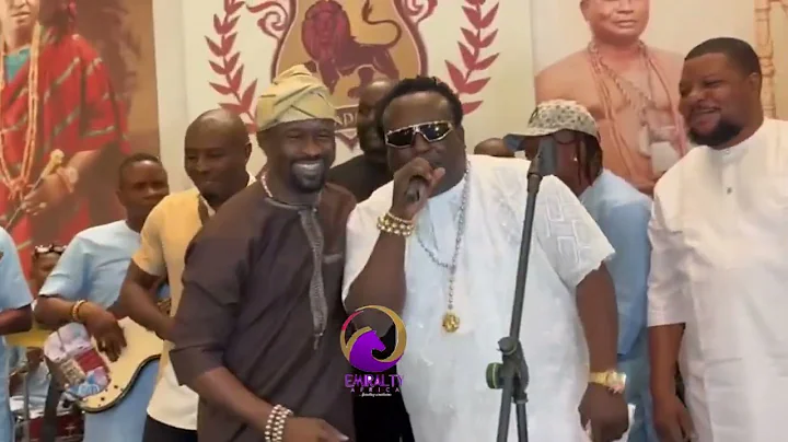 SAHEED OSUPA UNITES WITH ALAO MALAIKA AT THE CORONATION OF ALAAWE OF IKATE KINGDOM, ELEGUSHI.