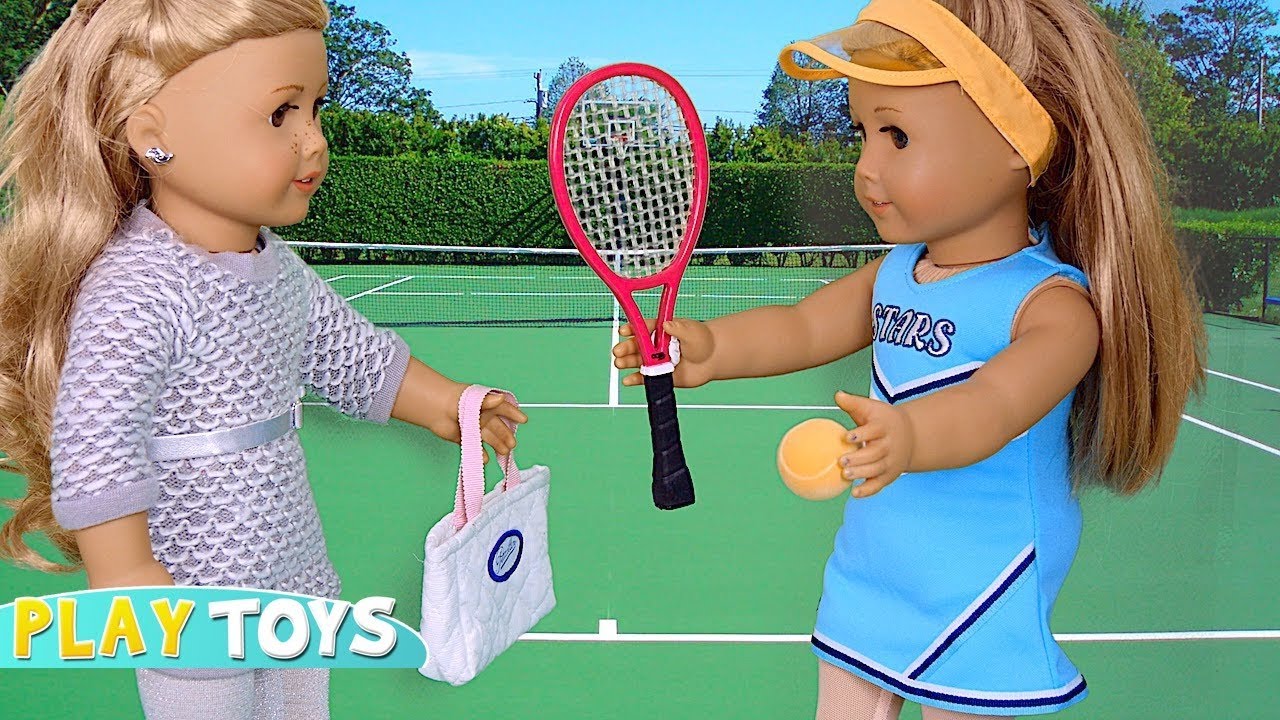 Play American Girl Doll Sport Toys: Tennis, Ballet Class