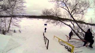 JIB CRIB - Pierre's Backyard :: Jibbing, Snowboarding CITY'S WORLD