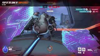 Overwatch 2 - Echo Duplicate - Reaper Ultimate Death Blossom - Team Kill Play Of The Game