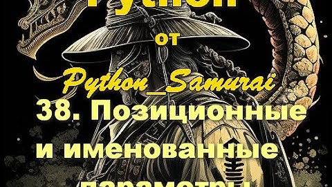 #38. Позиционные и именованные параметры | Python от Python Samurai