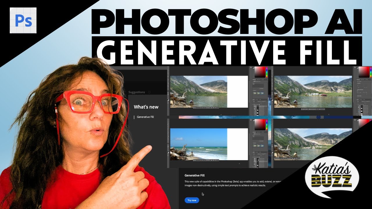 Learn How To Use Photoshop Beta And The Ai Generative Fill 🐝 Youtube