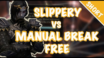 ESO Short - Slippery vs Manual Break Free Speed Comparison