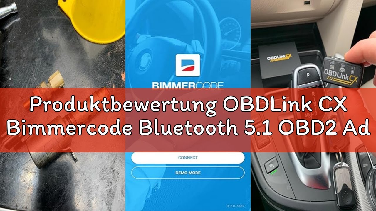 Produktbewertung OBDLink CX Bimmercode Bluetooth 5.1 OBD2 Adapter for ...