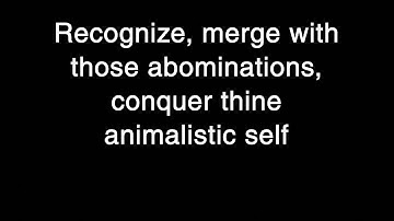 Defeated Sanity - At One With Wrath Lyrics [HQ]