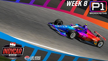 IndyCar Oval Series Tues Night Top Split | LAS VEGAS | 2025S4 W8 | iRacing Broadcast