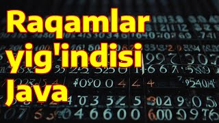 Raqamlar yig'indisi. Java. Robocontest N0367