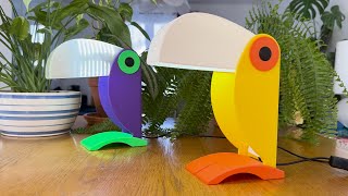 Toucan Lamp - Old Timer Ferrari 💡🦜 |  USB Light  3D Print