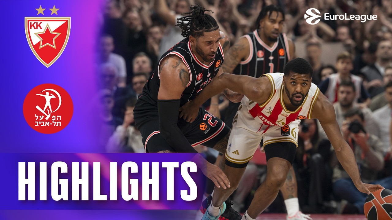 Kalinic SCORED 3000 pts | Crvena zvezda - Hapoel Tel Aviv | R26 BASKETBALL HIGHLIGHTS 2025-26