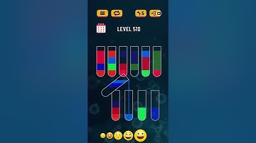 Water Sort Puzzle - Level 510 | Must Watch! 🥤🥤🥤