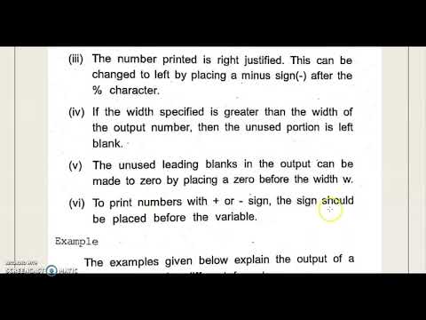 PRINTING INTEGER NUMBERS USING printf()