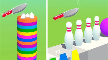 Slice It All Gameplay! Satisfying and Relaxing ASMR Slicing Video