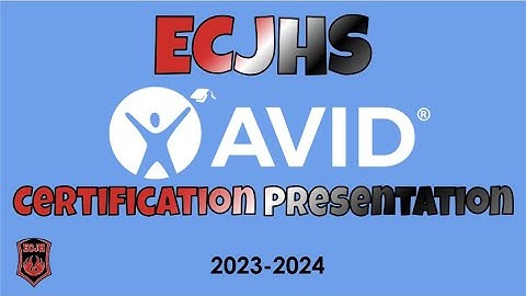 AVID Showcase Presentation 23-24