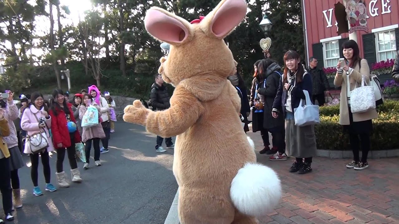 東京ディズニーシー Tokyo Disneysea サンパーとミスバニーを後ろから Thumper And Miss Bunny 15 2 12 Youtube