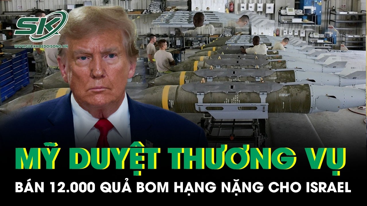Mỹ bơm 12.000 quả bom hạng nặng cho Israel, điều hệ thống chống UAV đến Trung Đông