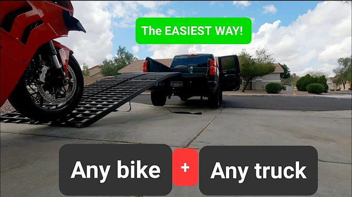 How to load a Motorcycle into a pickup truck