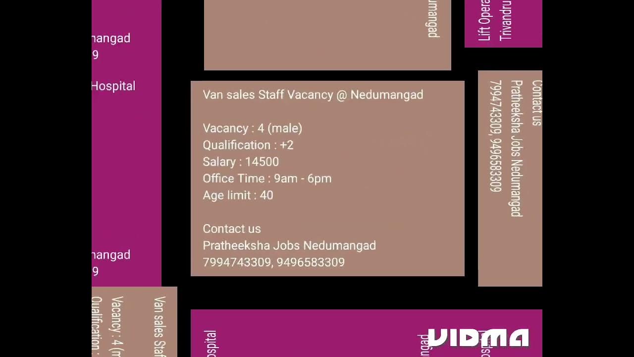 urgent-job-vacancies-trivandrum-nedumangad-kattakkada-attingal