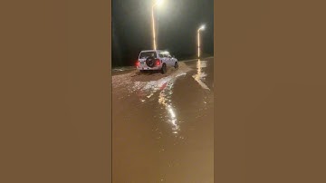 Heavy rains flooding streets drain unclogged #drainblocked #drain #unclog #culvert #shorts