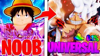 Going From A NOOB To 0.005% UNIVERSAL LUFFY In Universal Tower Defense X! (Roblox)
