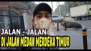 Jalan Jalan Pagi Hari Di Jalan Medan Merdeka Timur Jakarta | #jakarta
