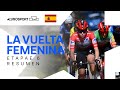 Victoria estupenda en la laguna negra   la vuelta femenina  resumen etapa 6  eurosport cycling