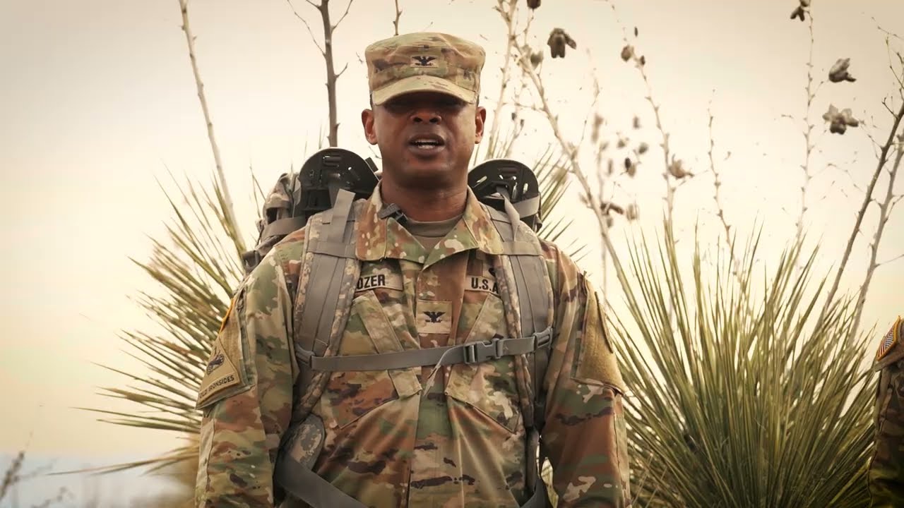 WSMR Garrison Commander and Command Sgt. Maj. share info on the Bataan Memorial Death March route