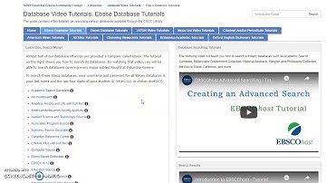 Accessing and using CGCC Library databases.