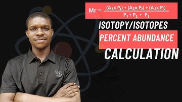 Percent Abundance of isotopes calculations