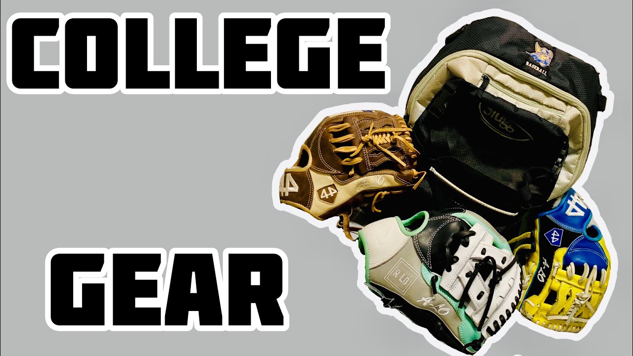 WHAT BASEBALL GEAR I BROUGHT TO COLLEGE YouTube