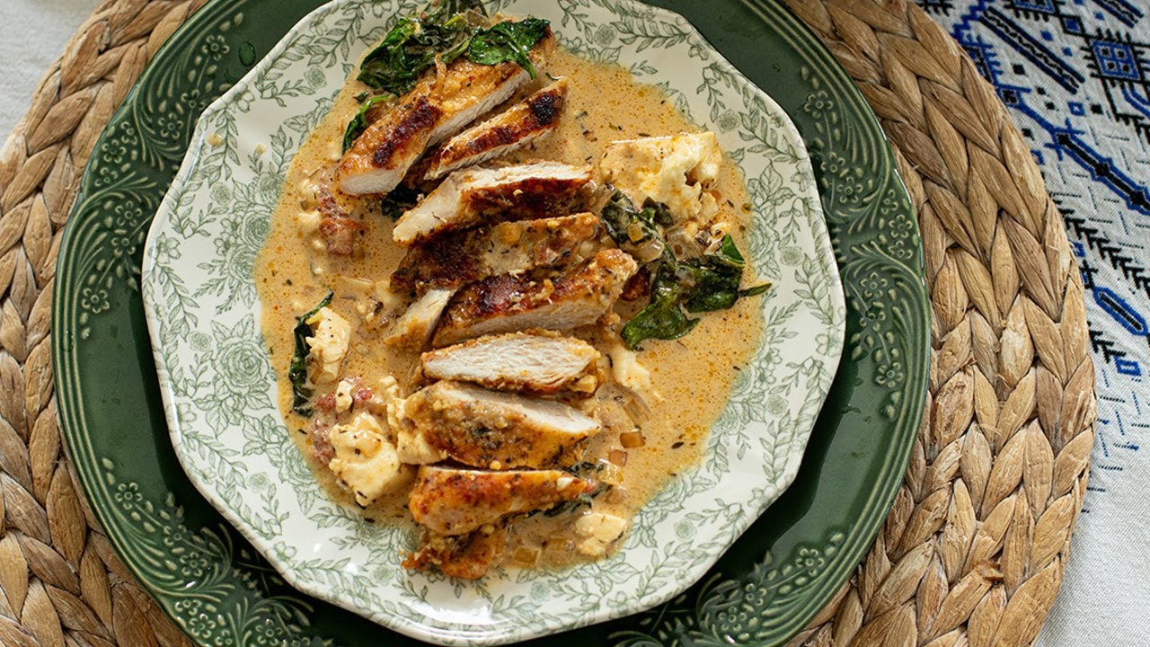 ⭐ Marry Me Chicken… But Make It Greek (Spinach & Feta)