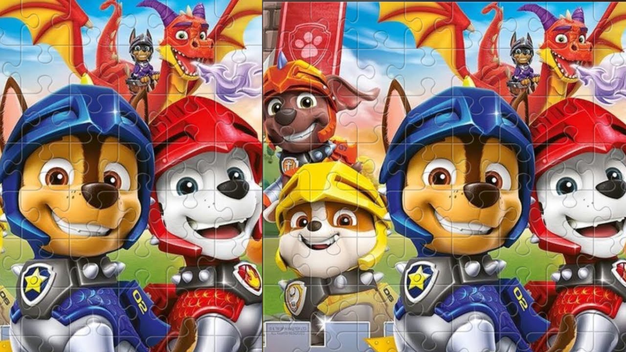 PAW PATROL ULTIMATE RESCUE TOYS | Чейз Маршалл Руббл Зума | Головоломка для детей