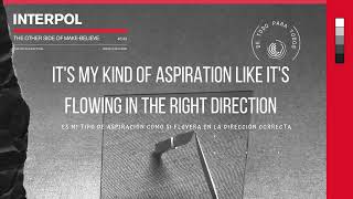 Interpol - Toni (Lyrics)