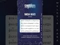 Nada Mais   Get Worship  | Partitura Melódica 🎵🎷🎻🎺🪈🎶